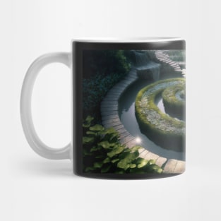 Peaceful Flower Water Garden Mug